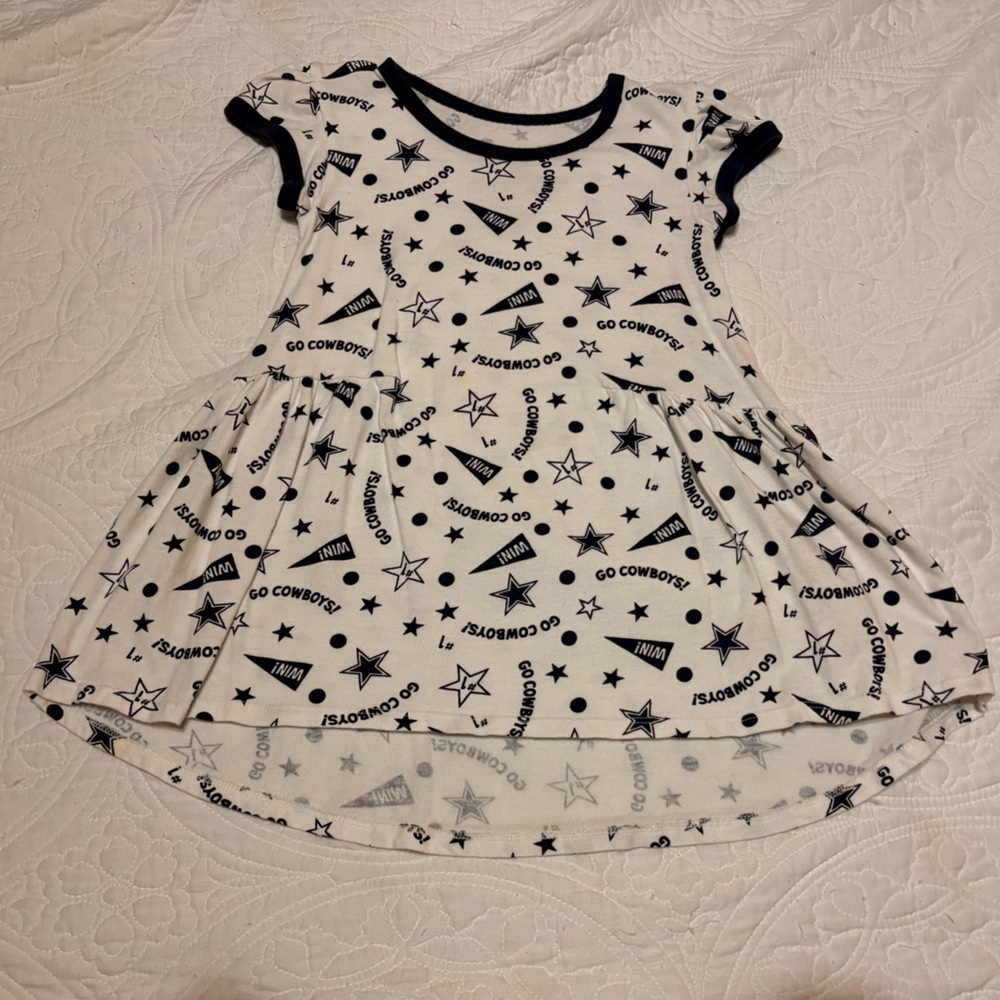 Dallas Cowboys “Go Cowboys” Kids Dress